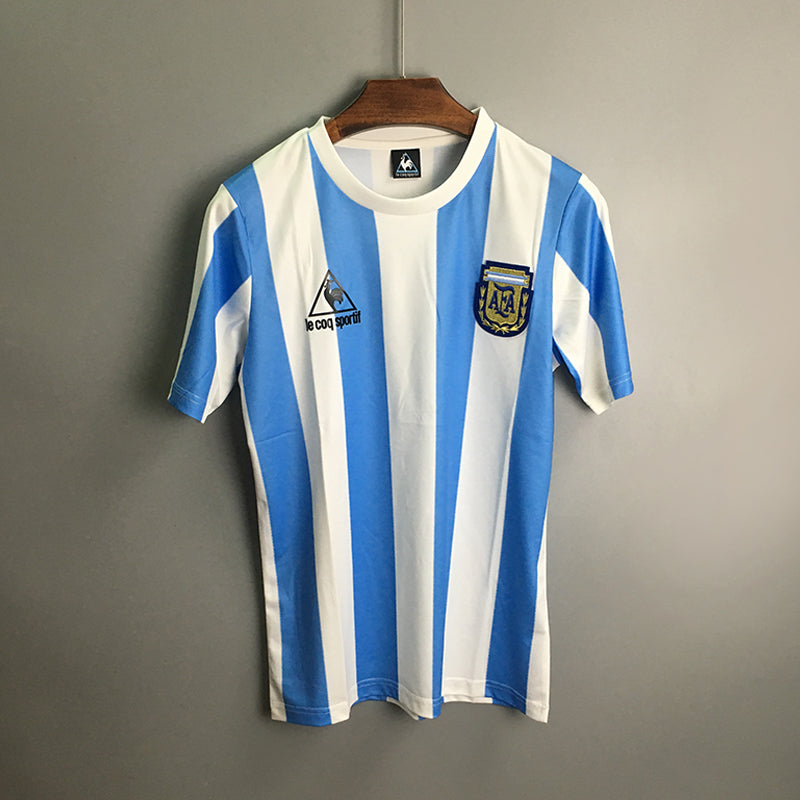 Retro Argentina Shirt 1986,Argentina Football Kit 1986,S-XL 1986 Argentina  Home retro jerseys 1986 Argentina home Vintage jerse