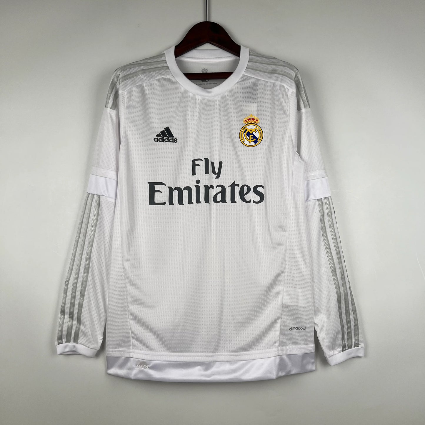 15/16 Retro Real Madrid Home Long Sleeve