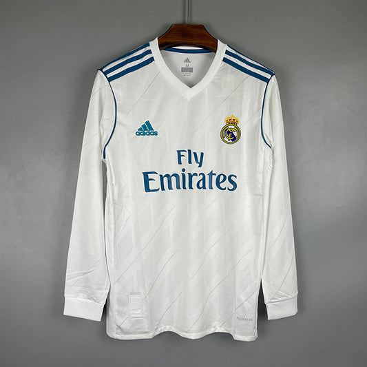 17/18 Retro Real Madrid Home LS