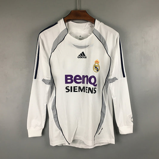 06/07 Retro Real Madrid Home LS